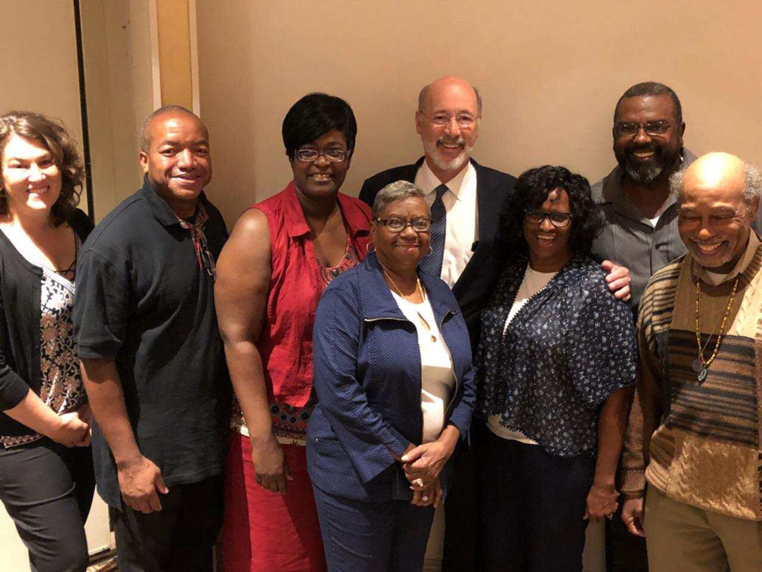 Gov Tom Wolf and Chesco NAACP members